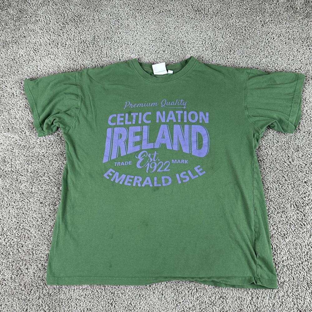Tradition Craftwear Shirt Mens Large Ireland Celtic Nation Emerald Isle Tee